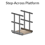 NextGen Mighty-Lite™ Fixed Ladder Step-Across Platform