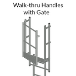 NextGen Mighty-Lite™ Fixed Ladder with Walk-thru Handles with Gate