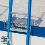 Commercial Ladder Safety-Dock on Flat Roof