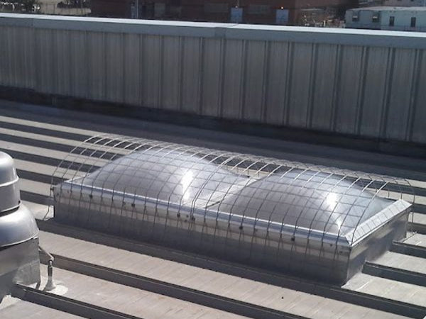 Skylight screen for skylight fall protection