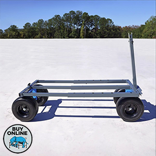 Portable Mobile Fall Protection - Adjustable cart 8ft