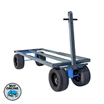 Adjustable materials cart