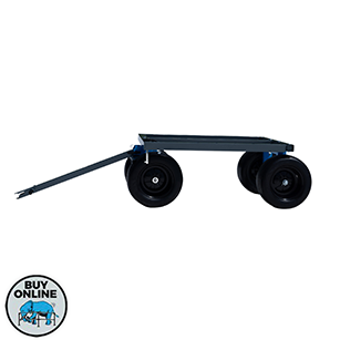 Mobile Fall Protection - Adjustable Roof Cart - Blue