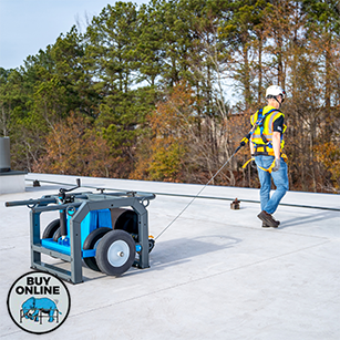 Mobile Fall Protection - Big Foot - In Use