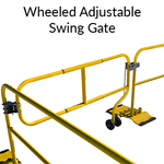 NextGen 3000™ Universal Guardrail 
 with Wheeled Adjustable Swing Gate