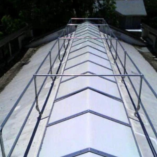 KeeGuard Skylight Railing on Ridge Close Up