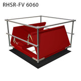 KeeHatch RHSR-FV 6060 Galvanized with Gate.