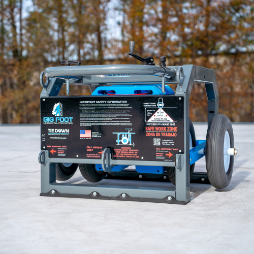 Mobile Fall Protection - Big Foot U.S. & Canada - On Roof