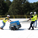 Mobile Fall Protection -  Squatch - Being Moved on Roof