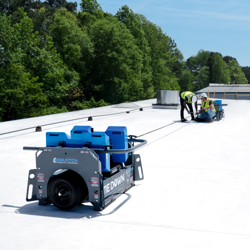 Mobile Fall Protection - Squatch - Connected to Other Squatch