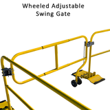 NextGen 3000 Universal Guardrail 
 with Wheeled Adjustable Swing Gate
