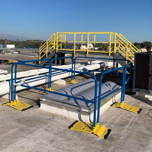 NextGen 3000 Skylight Railing  with Crossover 