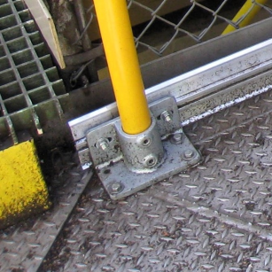 NextGen Custom Railing Kick Plate Close Up - Maxwell House