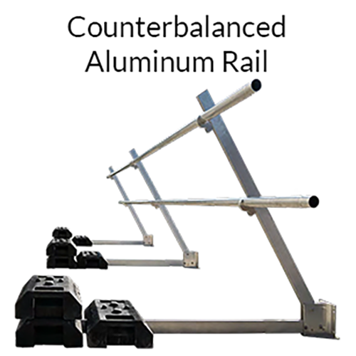 Counterweight Temporary Railing NextGen Mighty-Lite™ Aluminum Railing – Safety Rail Source
