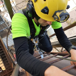 NextGen SecuRope Fixed Ladder Lifeline - Worker Climbing Ladder