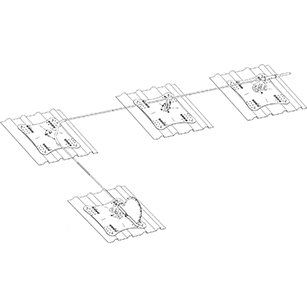NextGen SecuRope - Horizontal Lifeline - Cold Deck - Layout Drawing