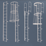 NextGen Steel Fixed Ladder with Step-thru