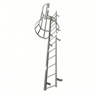 NextGen Steel Fixed Ladder with Cage