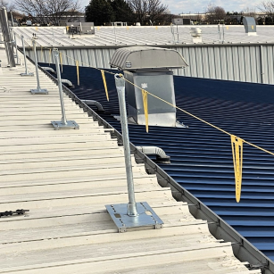 NextGen Warning Line on Standing Seam Roof