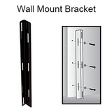 NextGen Tensioned WebRail™ - Wall mount bracket with a close-up of its components on a white background