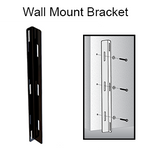 NextGen Tensioned WebRail™ - Wall mount bracket with a close-up of its components on a white background