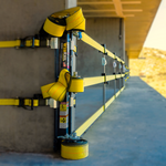 NextGen Tensioned WebRail™ -  Corners tied