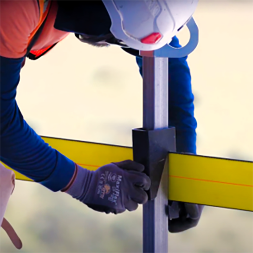 NextGen Tensioned WebRail™ - Being Insatalled