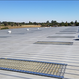 Multiple Nextgen Skylight Safety-Screen - SCS Screens on a Corrugated Roof