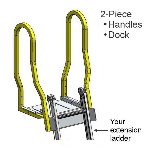 2-Piece Commercial Ladder Safety-Dock