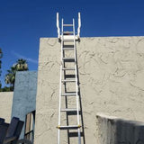 3-Piece Parapet Ladder Safety-Dock and Extension Ladder