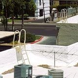 3-Piece Parapet Ladder Safety-Dock Overhead View