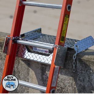 Commercial Ladder Safety-Dock on Parapet Roof