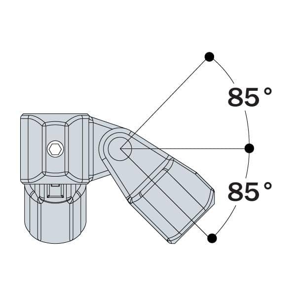 Type LC52 - Corner Swivel Socket