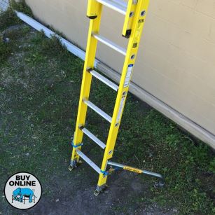Ladder Safety-Legs on Extension Ladder