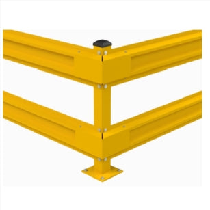 Big Yellow Interior Guardrail Double Corner