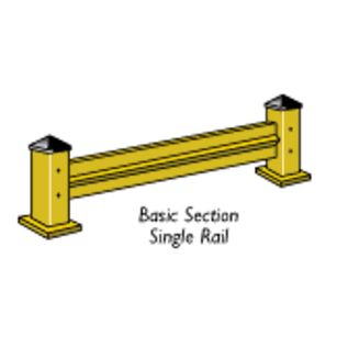 Big Yellow Interior Guardrail Single Rail