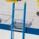 Commercial Ladder Safety-Dock on Flat Roof