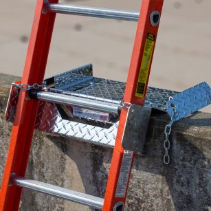 Commercial Ladder Safety-Dock on Parapet Roof
