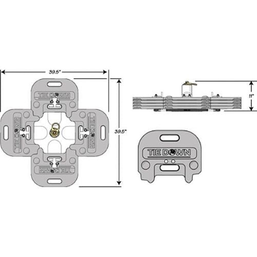 Hippo Dead Weight Anchor Dimensions