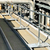 KeeGuard Standing Seam Railing with Pipes