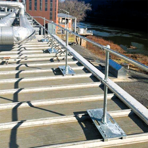 KeeGuard Standing Seam Railing on Edge