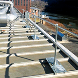 KeeGuard Standing Seam Railing on Edge