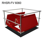 KeeHatch RHSR-FV 6060 Galvanized with Gate