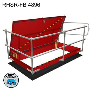 KeeHatch RHSR-FB 4896 Galvanized with Gate