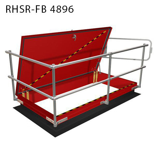 KeeHatch RHSR-FB 4896 Galvanized with Gate