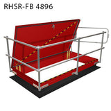 KeeHatch RHSR-FB 4896 Galvanized with Gate
