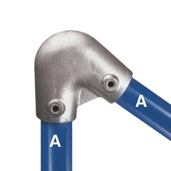 Galvanized Fitting Type 56 - Acute Angle Elbow
