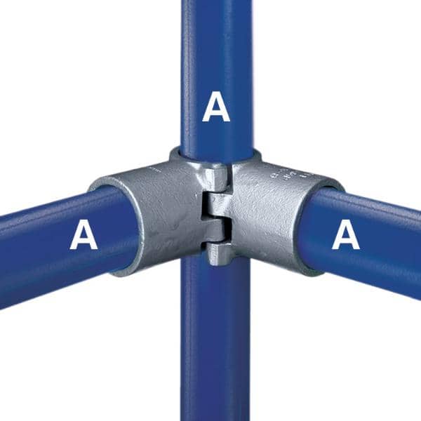Galvanized Fitting Type A21/A26 - Split 90 degree Side Outlet Tee/ Split Two Socket Cross