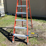 Ladder Safety-Legs on Step Ladder