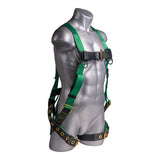 Mako Safety Harness - Side View - Green